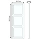 Berker 10136094 afdekraam 3-voudig Q3 aluminium