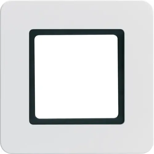 Berker 10116109 afdekraam 1-voudig Q7 verlicht wit
