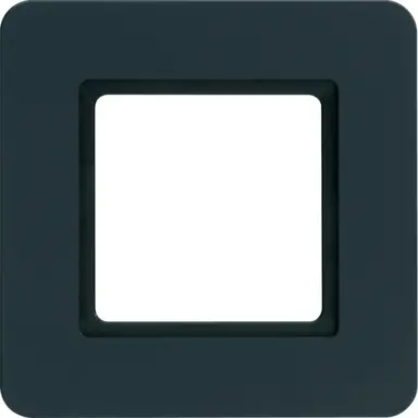 Berker 10116106 afdekraam 1-voudig Q7 verlicht antraciet