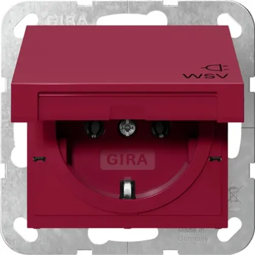 Gira 4454108 Systeem 55 Wandcontactdoos