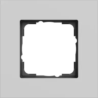 Gira 0211405 afdekraam 1-voudig Esprit aluminium grijs mat