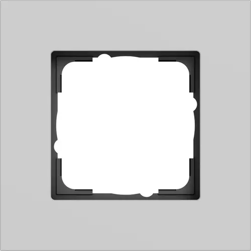 Gira 0211405 afdekraam 1-voudig Esprit aluminium grijs mat