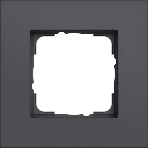 Gira 0211408 afdekraam 1-voudig Esprit aluminium antraciet mat