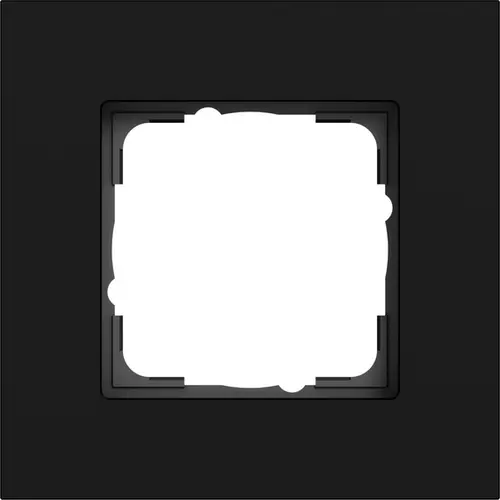 Gira 0211409 afdekraam 1-voudig Esprit aluminium zwart mat