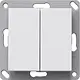 Gira 517803 RF wandzender 2-voudig voor KNX Systeem 55 wit glans