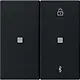 Gira 5381005 Bluetooth bedieningselement Systeem 3000 Systeem 55 zwart mat