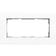 Gira 1002403 afdekraam 2-voudig zonder middenstijl Esprit aluminium wit glans