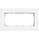 Gira 1002407 afdekraam 2-voudig zonder middenstijl Esprit aluminium wit mat