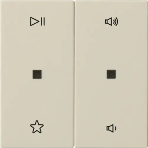 Gira 538401 wip 2-voudig audiobesturing System 55 creme glans