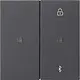 Gira 538128 Bluetooth bedieningselement Systeem 3000 Systeem 55 antraciet mat