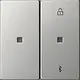 Gira 5381600 Bluetooth bedieningselement Systeem 3000 Systeem 55 edelstaal