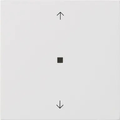 Gira 5382112 Bluetooth jaloezie/tastdimmerknop met pijlen Systeem 3000 F100 wit glans