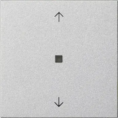 Gira 538226 Bluetooth jaloezie/tastdimmerknop met pijlen Systeem 3000 Systeem 55 aluminium mat