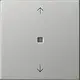 Gira 5382600 Bluetooth jaloezie/tastdimmerknop met pijlen Systeem 3000 Systeem 55 edelstaal