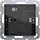 Gira 501100 Tastsensor 4.55 Standard 1-voudig voor Gira One en KNX met inbedrijfstellingswip