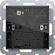 Gira 501100 Tastsensor 4.55 Standard 1-voudig voor Gira One en KNX met inbedrijfstellingswip
