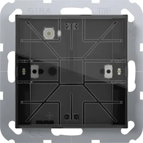 Gira 504100 Tastsensor 4.55 Komfort 1-voudig voor Gira One en KNX met inbedrijfstellingswip
