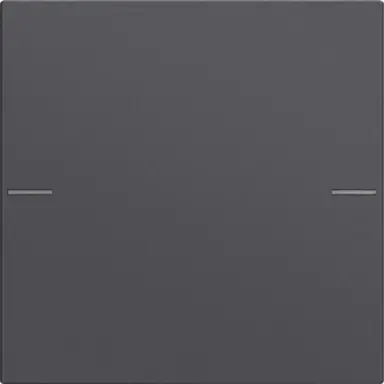 Gira 575128 wippenset 1-voudig Tastsensor 4.55 antraciet mat