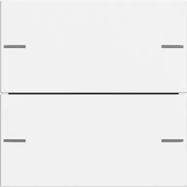 Gira 575227 wippenset 2-voudig Tastsensor 4.55 wit mat