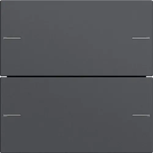 Gira 575228 wippenset 2-voudig Tastsensor 4.55 antraciet mat