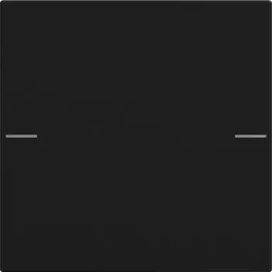 Gira 5751005 wippenset 1-voudig Tastsensor 4.55 zwart mat