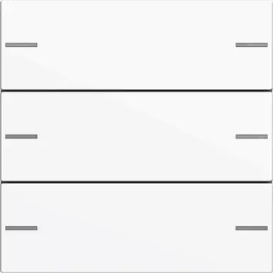 Gira 575303 wippenset 3-voudig Tastsensor 4.55 wit glans