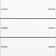 Gira 575303 wippenset 3-voudig Tastsensor 4.55 wit glans