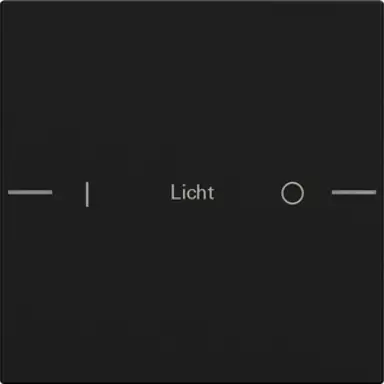 Gira 5761005 wippenset 1-voudig individueel Tastsensor 4.55 zwart mat