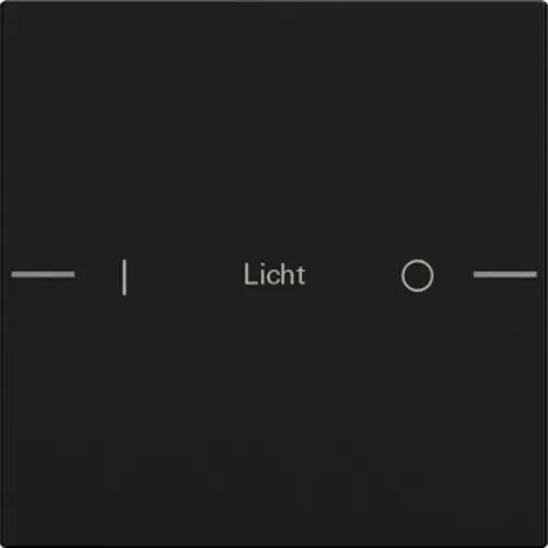 Gira 5761005 wippenset 1-voudig individueel Tastsensor 4.55 zwart mat