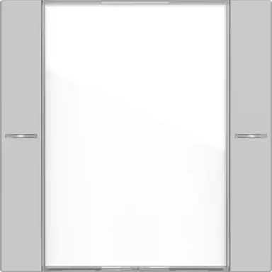 Gira 5771015 wippenset 1-voudig tekstkader Tastsensor 4.55 grijs mat