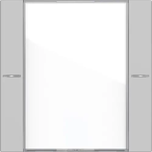 Gira 5771015 wippenset 1-voudig tekstkader Tastsensor 4.55 grijs mat