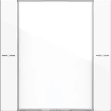 Gira 577103 wippenset 1-voudig tekstkader Tastsensor 4.55 wit glans