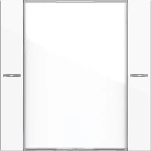 Gira 577103 wippenset 1-voudig tekstkader Tastsensor 4.55 wit glans
