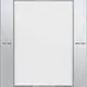 Gira 577126 wippenset 1-voudig tekstkader Tastsensor 4.55 aluminium mat