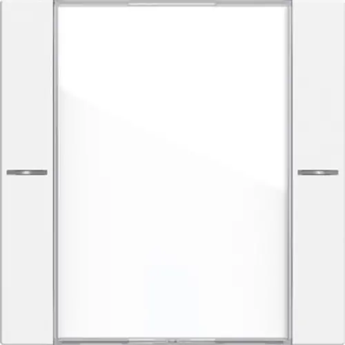 Gira 577127 wippenset 1-voudig tekstkader Tastsensor 4.55 wit mat