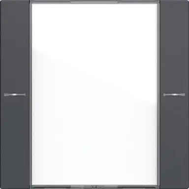 Gira 577128 wippenset 1-voudig tekstkader Tastsensor 4.55 antraciet mat