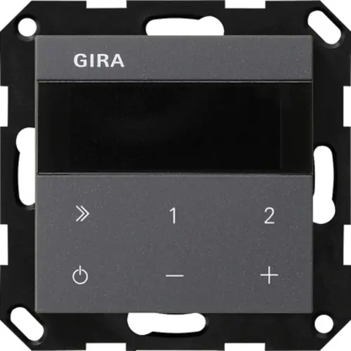Gira 232028 internetradio inbouw Systeem 55 antraciet mat