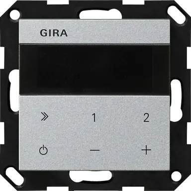 Gira 232026 internetradio inbouw Systeem 55 aluminium mat