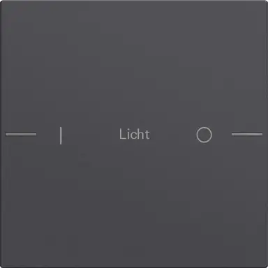 Gira 576128 wippenset 1-voudig individueel Tastsensor 4.55 antraciet mat
