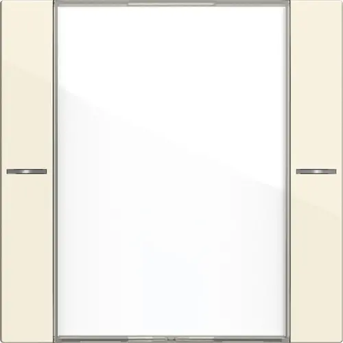 Gira 577101 wippenset 1-voudig tekstkader Tastsensor 4.55 creme glans