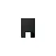 Gira 1069005 kabelinvoer adapter voor kanaal 15 x 15 mm Systeem 55 zwart mat