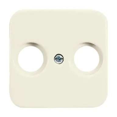Busch-Jaeger 2531-212 centraalplaat antenne / COAX wandcontactdoos Standaard SI
