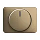 Busch-Jaeger 6540-21 dimmerknop draai/druk dimmer Alpha brons