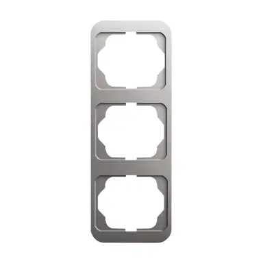 Busch-Jaeger 1733-20 afdekraam 3-voudig verticaal Alpha Nea platin OP=OP