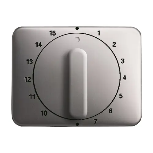 Busch-Jaeger 1770-20-101 draaigreep tijdschakelaar 15 min Alpha platin OP=OP