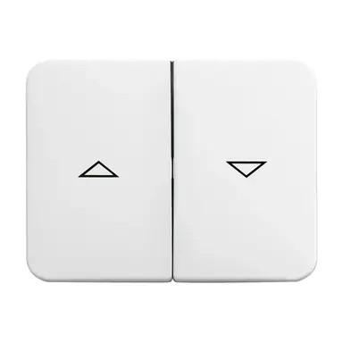 Busch-Jaeger 1785 JA-24G wip tbv jaloezieschakelaar Alpha studiowit glans OP=OP