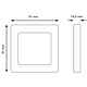 Busch-Jaeger 2101-32 afdekraam 1-voudig IP44 creme
