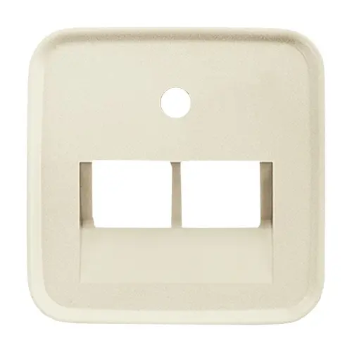 Busch-Jaeger 1803-02-212 centraalplaat RJ45 wandcontactdoos 2-voudig Standaard SI