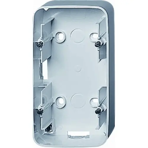 Busch-Jaeger 1702-24G opbouwbak 2-voudig Alpha Nea studiowit glans