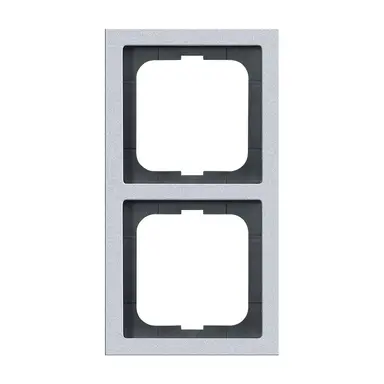 Busch-Jaeger 1722-183K afdekraam 2-voudig Future Linear aluzilver